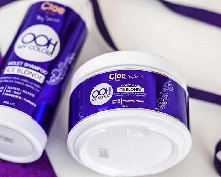 Máscara Violet Mask Ice Blonde 270 gr.